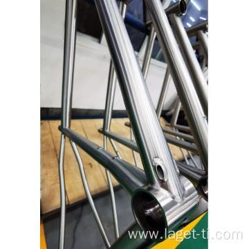 Titanium cycles frame tube